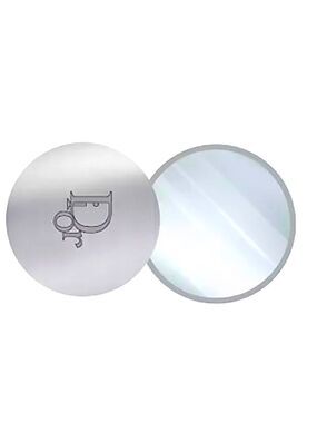 Dior Beauty Silver Double Sided Compact Pocket Mirror Silver New Authentic